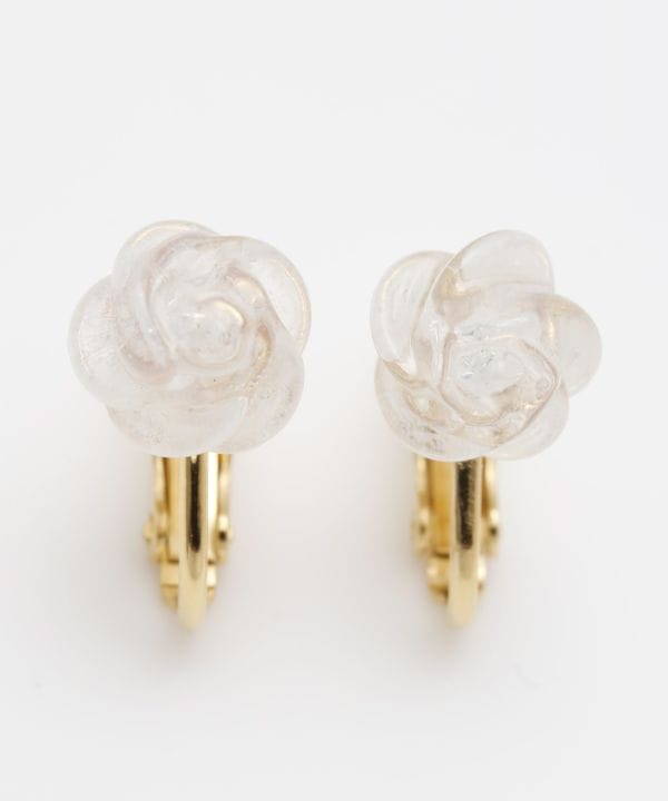 UME Glass Clip Earrings