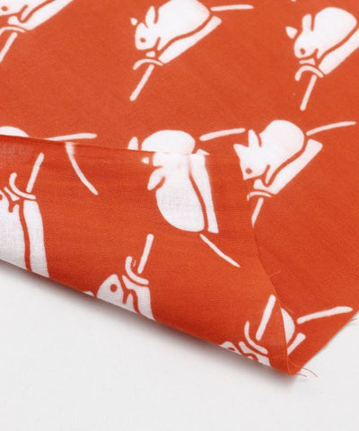 TENUGUI Towel - KOMON-GAWA NEZUMI
