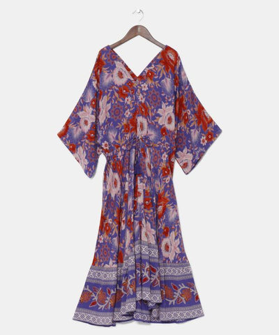 플로럴 프린트 에프터리스 드레스