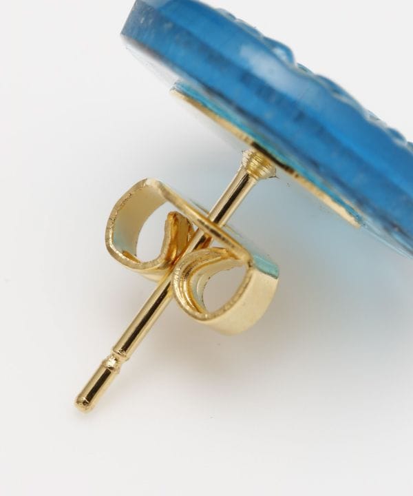 Czech Glass Button Earrings