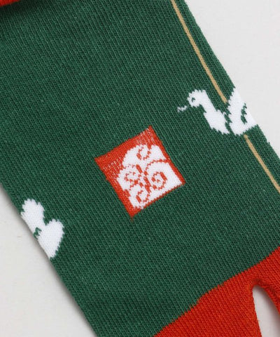 TABI Socks - Swan Retro 23-25cm Socks by Kaya - Ametsuchi
