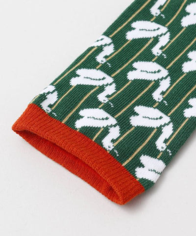 TABI Socks - Swan Retro 23-25cm Socks by Kaya - Ametsuchi