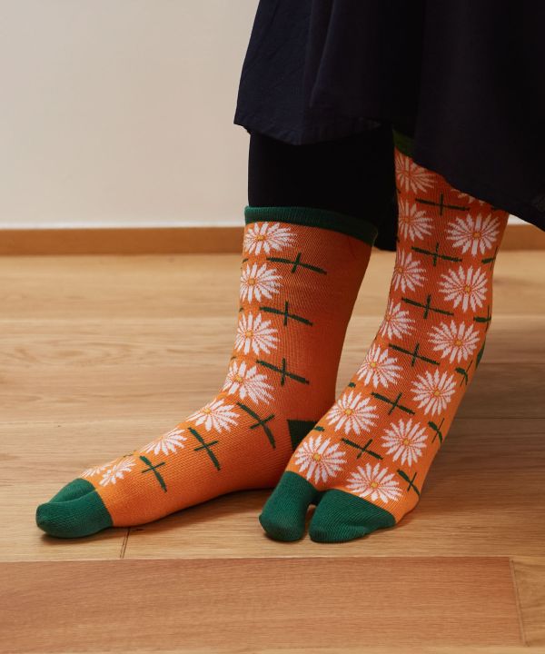 TABI Socks - Marguerite Retro 23-25cm