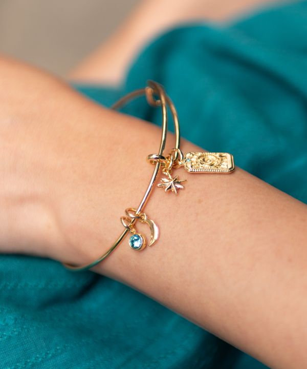 Planet Charm Bangle