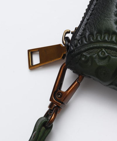 Mandala Leather Wallet Bags & Purses by AMINA - Ametsuchi