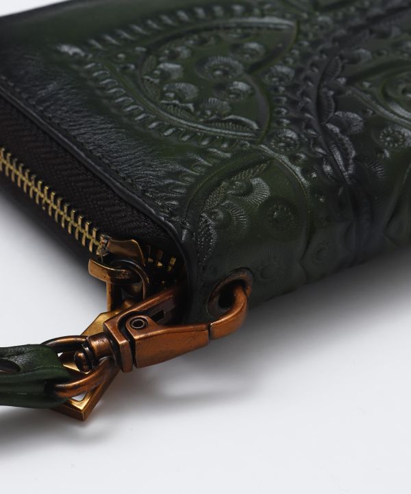 Mandala Leather Wallet Bags & Purses by AMINA - Ametsuchi