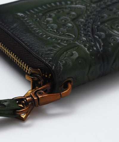 Mandala Leather Wallet
