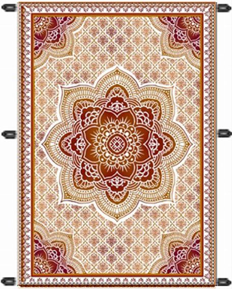 Vivid Mandala Multi Cloth