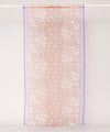 Cortina transparente de cachemira 200 x 105 cm