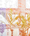 Rideau transparent motif cachemire 200 x 105 cm