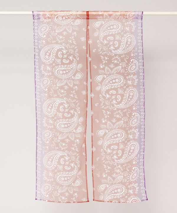 Paisley Sheer Noren Curtain