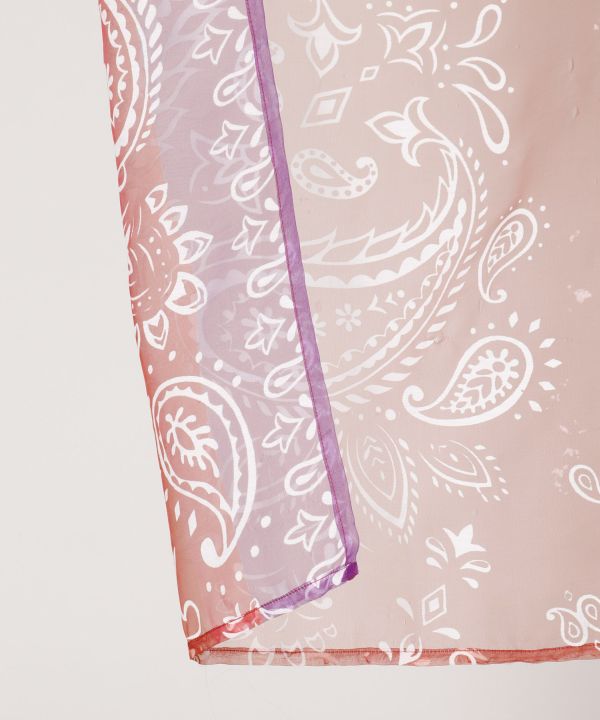 Paisley Sheer Noren Curtain