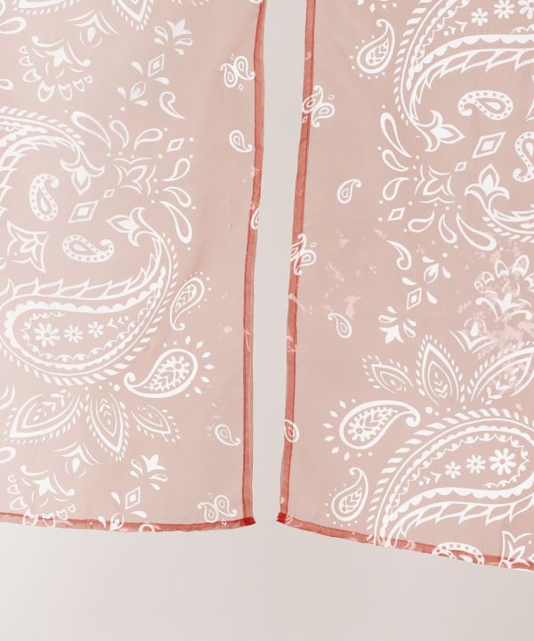 Paisley Sheer Noren Curtain