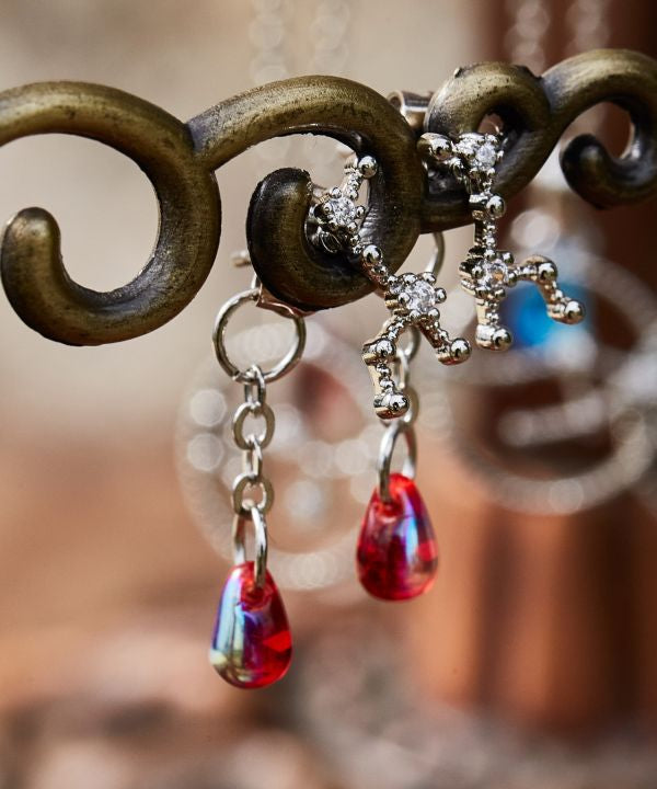 Constellation x Czech Glass Earrings