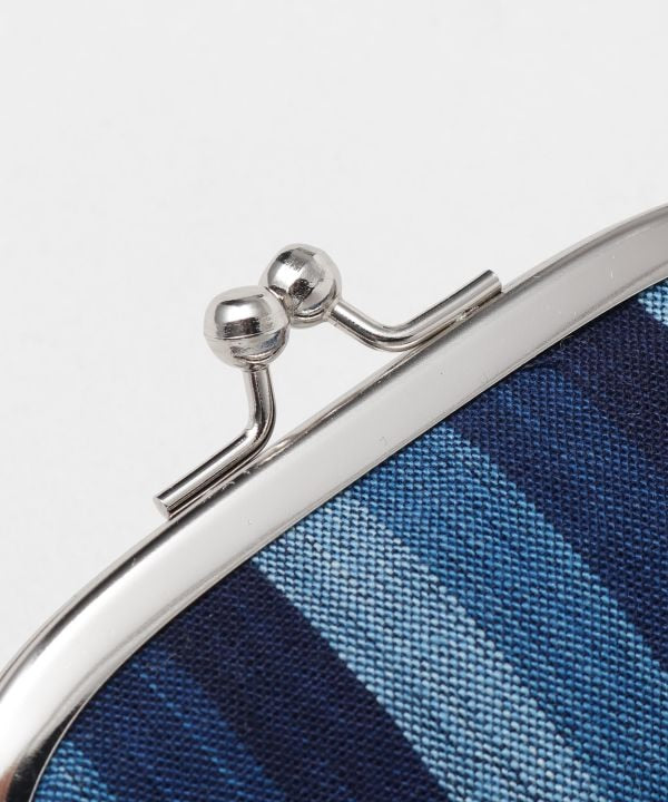 Matsusaka Momen Cotton Miito Woven Fabric x Ibara Denim GAMAGUCHI Pouch