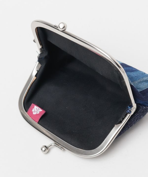 Matsusaka Momen Cotton Miito Woven Fabric x Ibara Denim GAMAGUCHI Pouch