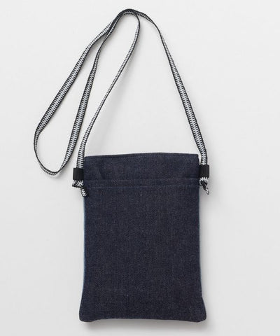 Matsusaka Momen Cotton Miito Woven Fabric x Ibara Denim Shoulder Bag
