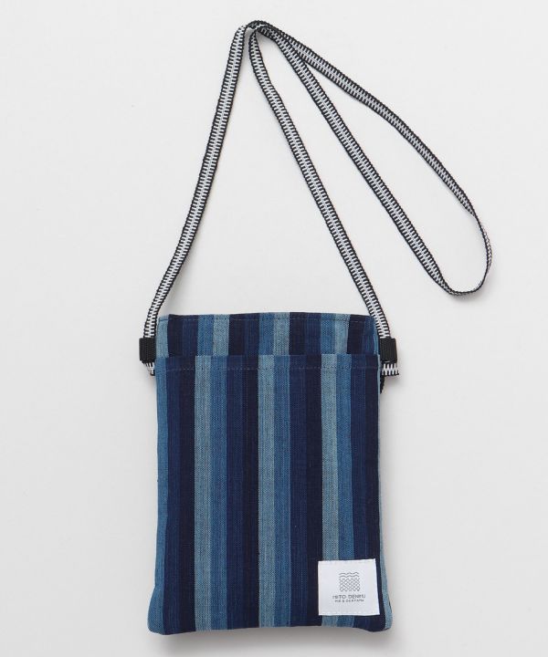 Matsusaka Momen Cotton Miito Woven Fabric x Ibara Denim Shoulder Bag
