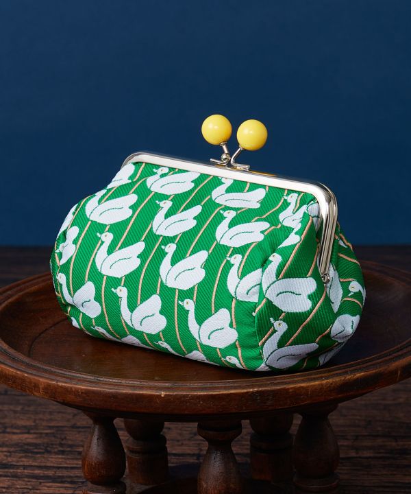 Showa Retro - GAMAGUCHI Clasp Barrel Pouch