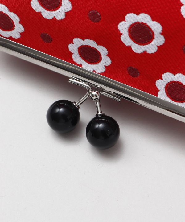 Showa Retro - GAMAGUCHI Clasp Barrel Pouch