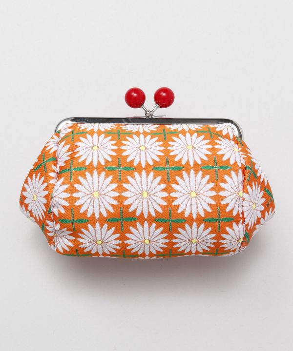 Showa Retro - GAMAGUCHI Clasp Barrel Pouch