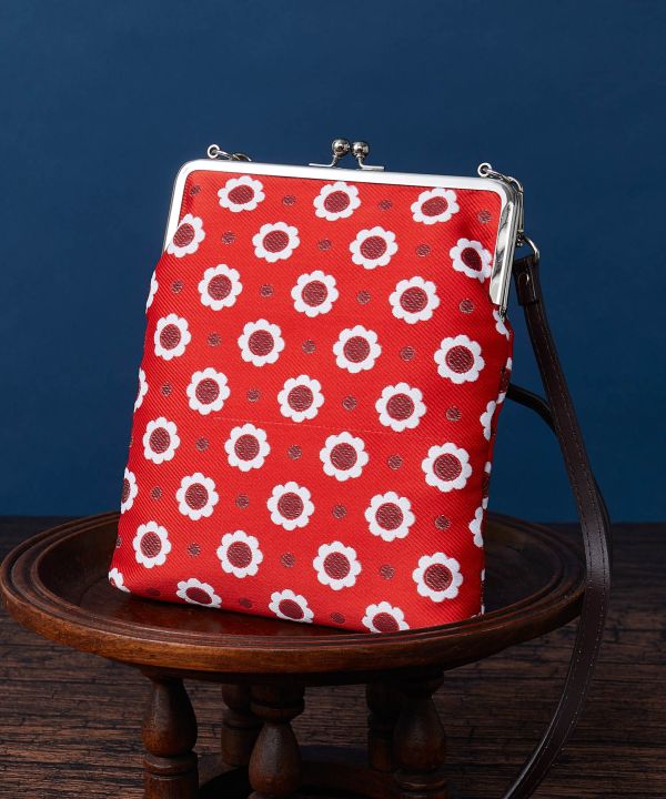 Showa Retro - GAMAGUCHI Clasp Shoulder Bag