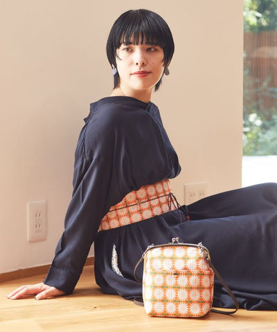 Showa Retro - Gamaguchi Clasp Shoulder Bag