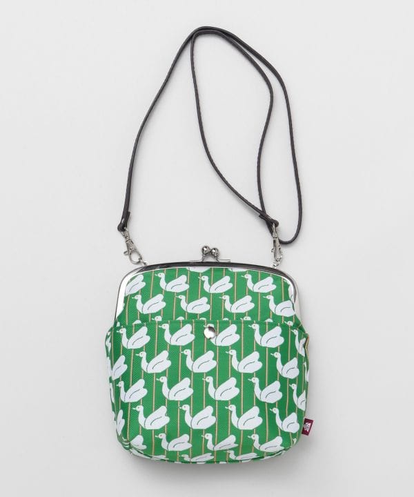 Showa Retro - Gamaguchi Clasp Shoulder Bag