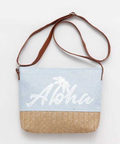 กระเป๋าสะพายปักเลื่อม Aloha