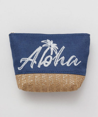 Pochette à paillettes Aloha