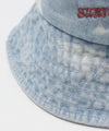 Sombrero de mezclilla blanqueado SURF＆Palms
