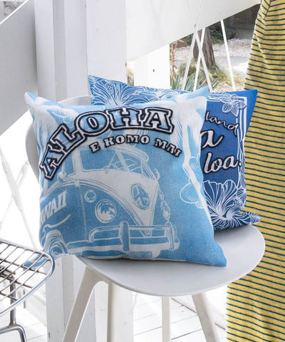 Aloha Denim Cushion Cover