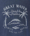 SURF&Palms T-Shirt aus gewaschener Baumwolle
