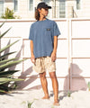 SURF＆Palms Washed Cotton Men's Tee