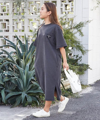 SURF&Palms Washed Cotton Tee Dress