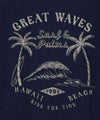 Vestido tipo camiseta de algodón lavado SURF＆Palms