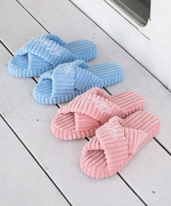 Fluffy Aloha Slippers