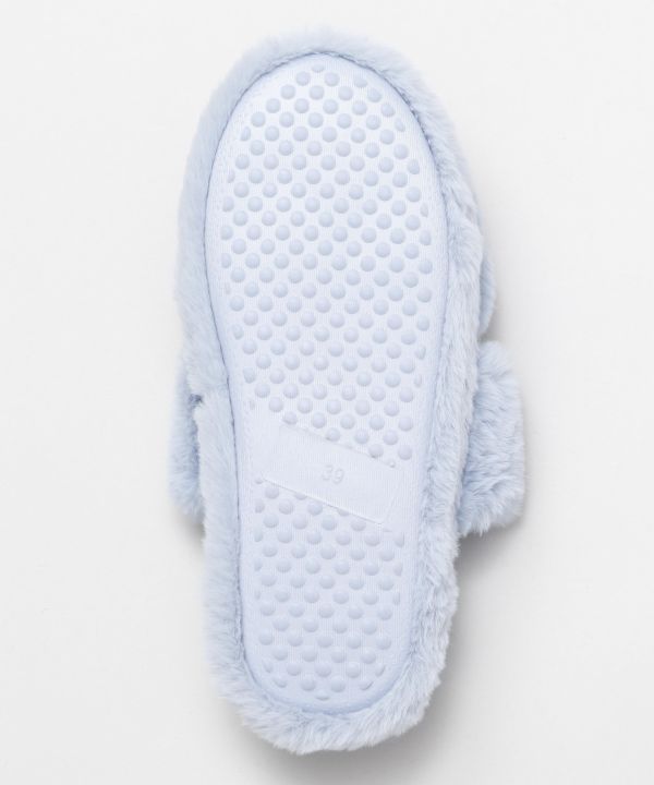 Faux Fur Aloha Slippers