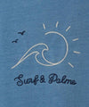 Sweat à capuche court SURF & Palms
