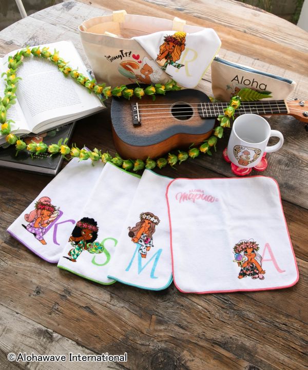 ALOHA MAPUA Initial Hand Towel