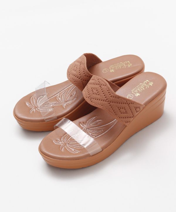 SURF＆Palms Platform Sandals