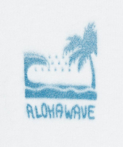 SURF＆Palms スプレーペイントプリントTシャツ