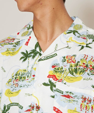 Camisa hawaiana Hoa Hoa