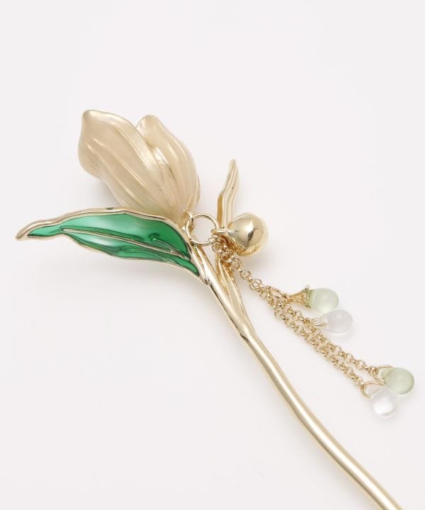 Tulip Kanzashi Hairpin