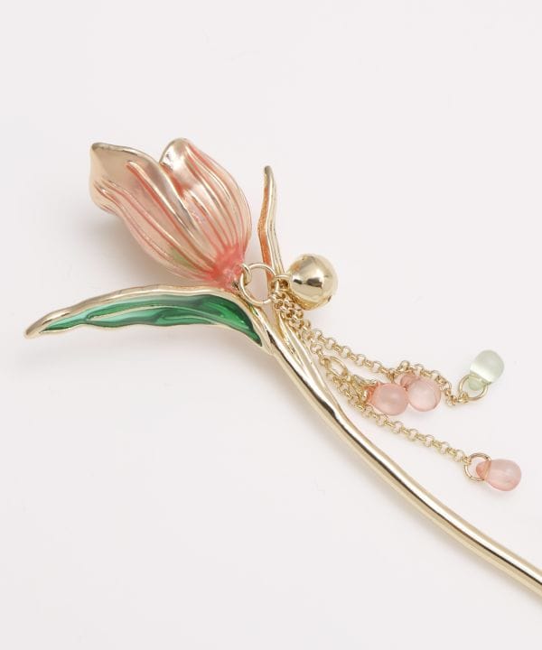 Tulip Kanzashi Hairpin