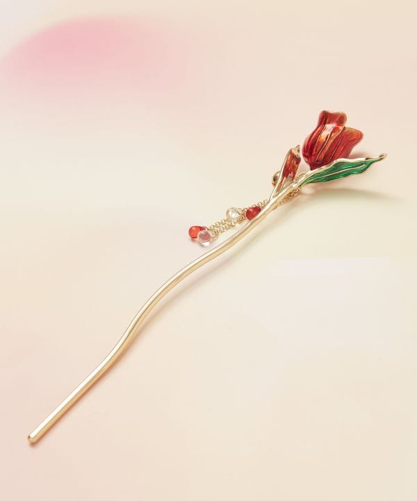 Tulip Kanzashi Hairpin