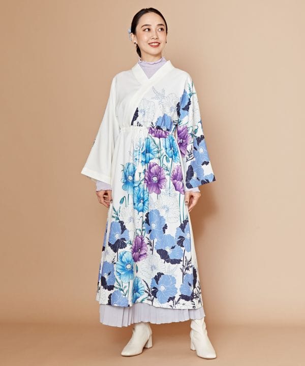AFUYO Kimono-ähnliches Kleid