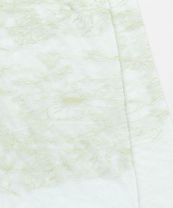 HANA EMI - Floral Embroidered Scarf