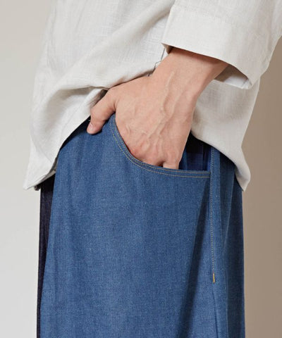 Pantalones Monpe modernos de mezcla Heritage