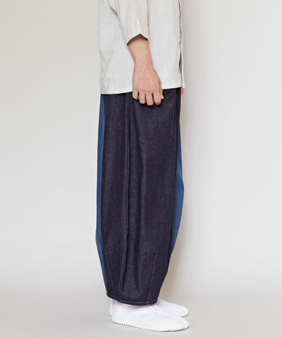 Pantalon Monpe moderne en mélange d'héritage